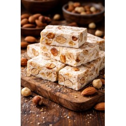 nougat tendre fabrication artisanale miel auvergnat