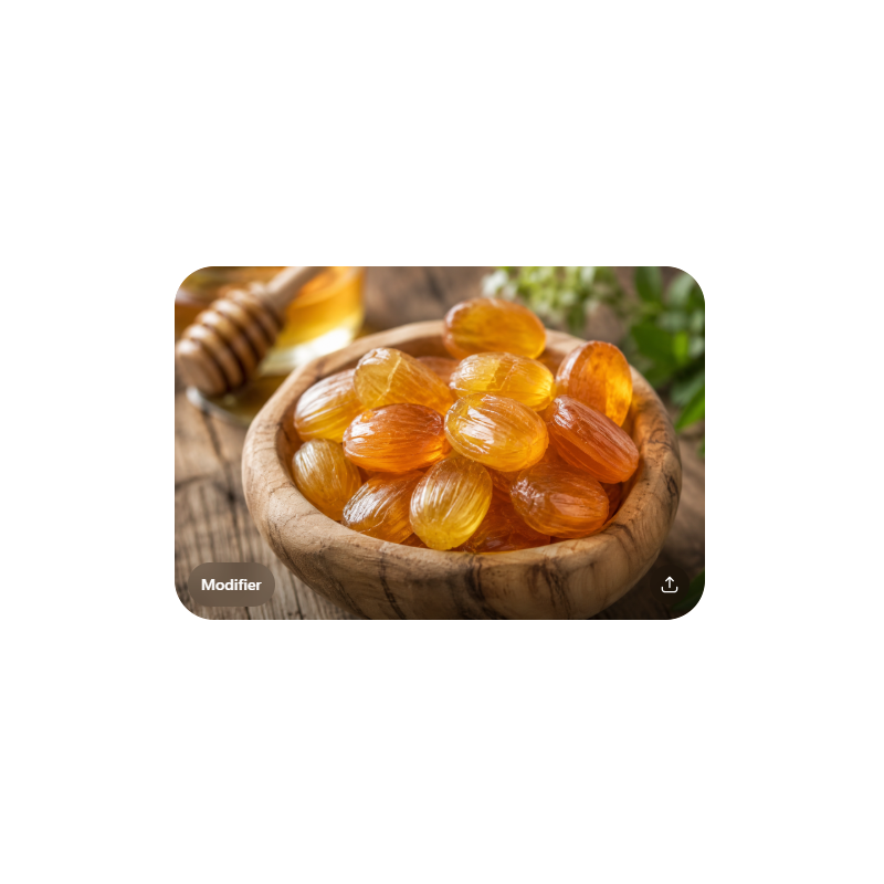 Bonbon au miel nature miel de haute loire auvergne