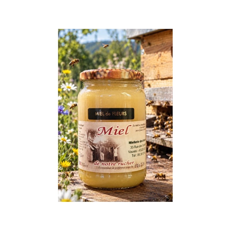 Miel de fleurs de Haute-Loire – Miel artisanal français