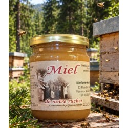 Miel de forêt produit en haute loire pot de 250 GR