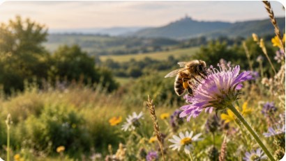 Quelles sont les fleurs préférées des abeilles en Haute-Loire